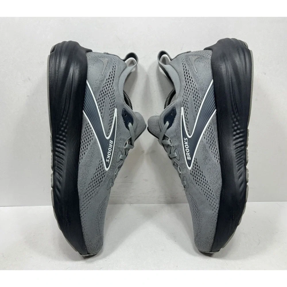 Brooks Glycerin 22 Men's Size 11.5 Grey Black Running Shoes Sneakers 1104451D078